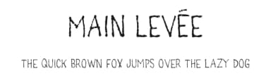 Main levée by Judzign — Script Handwritten Font — thumbnail 1