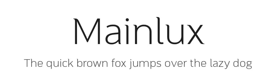 Mainlux by Digitype Studio — Sans Serif Font — preview 1