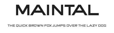 Maintal by Vladimir Nikolic — Sans Serif Font — thumbnail 1