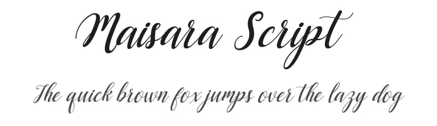 Maisara Script by Creative Lab — Script Handwritten Font