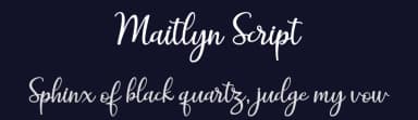Maitlyn Script by Akifatype Studio — Script Handwritten Font — thumbnail 2