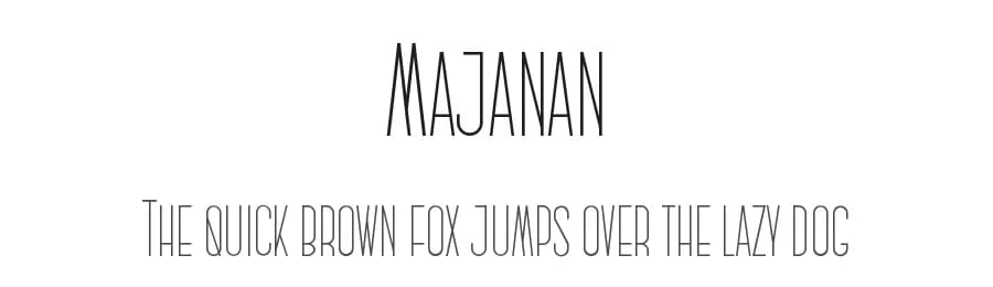Majanan by Afkari Studio — Sans Serif Font