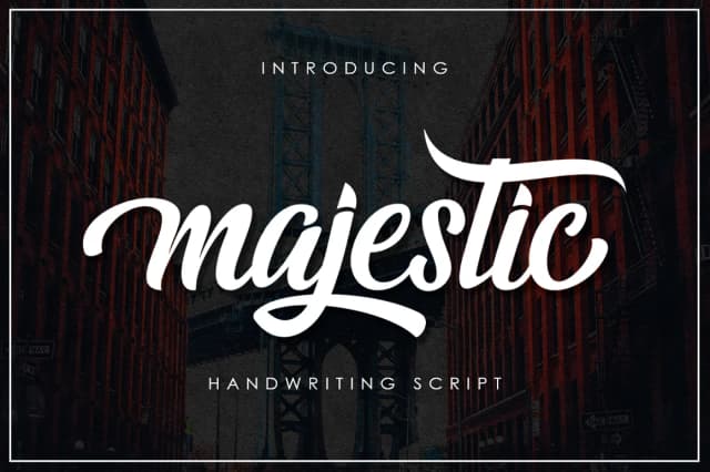 Majestic Font by Vegas Type — Script Handwritten Font