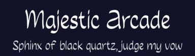 Majestic Arcade by MJType — Script Handwritten Font — thumbnail 2