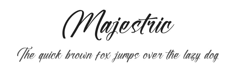 Majestric by Letterena Studios — Script Handwritten Font