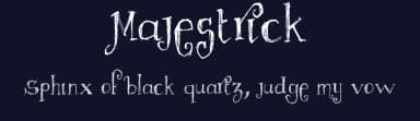 Majestrick by imagex — Script Handwritten Font — thumbnail 2