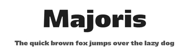 Majoris by Bernd Montag — Sans Serif Font