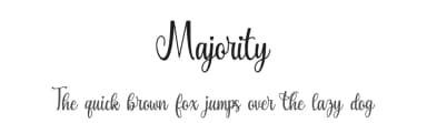 Majority by Supersemar Letter — Script Handwritten Font — thumbnail 1