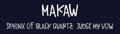 Makaw by Ignatius Giwan — Script Handwritten Font — thumbnail 2