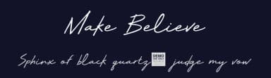 Make Believe by BLKBK Fonts — Script Handwritten Font — thumbnail 2