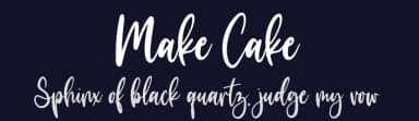Make Cake by NJ Studio — Script Handwritten Font — thumbnail 2
