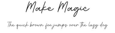 Make Magic by Nirmala Creative — Script Handwritten Font — thumbnail 1
