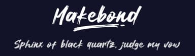 Makebond by Khurasan — Script Handwritten Font — thumbnail 2