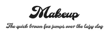 Makeup by Billy Argel Fonts ® — Script Handwritten Font — thumbnail 1