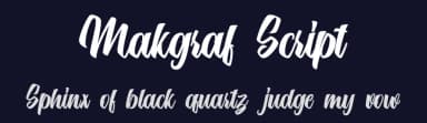 Makgraf Script by FallenGraphic Studio — Script Handwritten Font — thumbnail 2