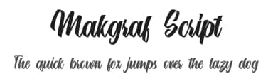 Makgraf Script by FallenGraphic Studio — Script Handwritten Font — thumbnail 1