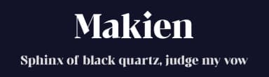 Makien by Letterena Studios — Serif Font — thumbnail 2
