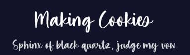 Making Cookies by Timur Type — Script Handwritten Font — thumbnail 2