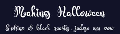 Making Halloween by Eddy Goodboy — Script Handwritten Font — thumbnail 2