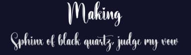 Making by Scratchones — Script Handwritten Font — thumbnail 2