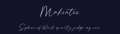 Makintos by Basni.std — Script Handwritten Font — thumbnail 2