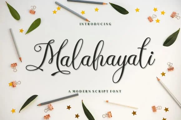 Malahayati Script Font by IM Studio — Script Handwritten Font