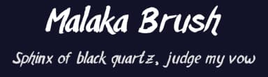 Malaka Brush by ijem — Script Handwritten Font — thumbnail 2