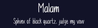 Malam by Adhitya Nugroho — Script Handwritten Font — thumbnail 2