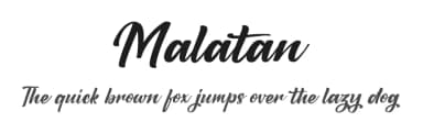 Malatan by vilogsign — Script Handwritten Font — thumbnail 1