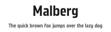 Malberg by Eko Bimantara — Sans Serif Font — thumbnail 1