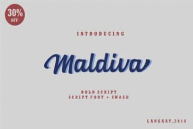 Maldiva Font by Authentic Studio — Script Handwritten Font — thumbnail 1