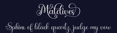 Maldives by Hamzah Muhamad Ihsan — Script Handwritten Font — thumbnail 2