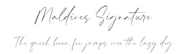 Maldives Signature by Timur Type — Script Handwritten Font — thumbnail 1