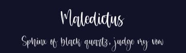 Maledictus by Letterative Studio — Script Handwritten Font — thumbnail 2
