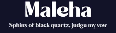 Maleha by Afkari Studio — Sans Serif Font — thumbnail 2