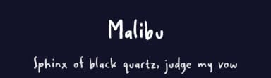 Malibu by Alexa — Script Handwritten Font — thumbnail 2