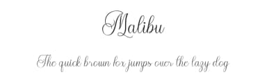 Malibu by ToniStudio — Script Handwritten Font — thumbnail 1
