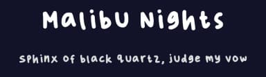 Malibu Nights by Sahara Varisia — Script Handwritten Font — thumbnail 2