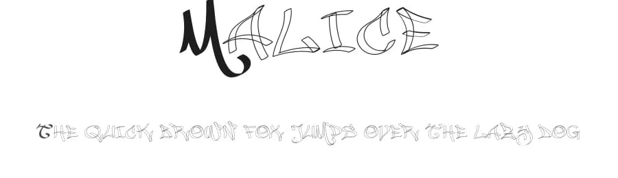 Malice by Lukas Schiltknecht — Script Handwritten Font — preview 1