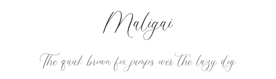 Maligai by Jimtype Studio — Script Handwritten Font