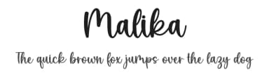 Malika by Graphix Line Studio — Script Handwritten Font — thumbnail 1