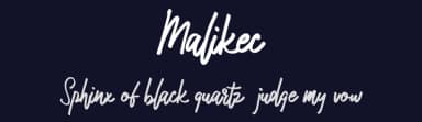Malikec by Vunira Design — Script Handwritten Font — thumbnail 2