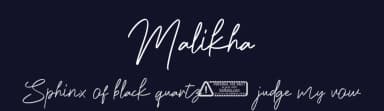 Malikha by Kong Font — Script Handwritten Font — thumbnail 2