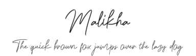 Malikha by Kong Font — Script Handwritten Font — thumbnail 1