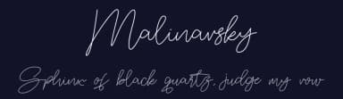 Malinavsky by Jadatype — Script Handwritten Font — thumbnail 2