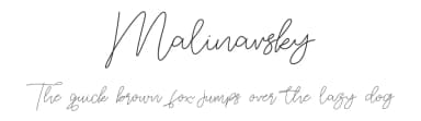 Malinavsky by Jadatype — Script Handwritten Font — thumbnail 1