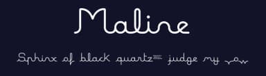 Maline by Cubo Fonts — Script Handwritten Font — thumbnail 2
