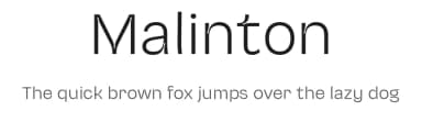 Malinton by Zarma Type Foundry — Sans Serif Font — thumbnail 1