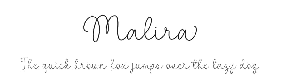Malira by Subectype & Orenari — Script Handwritten Font