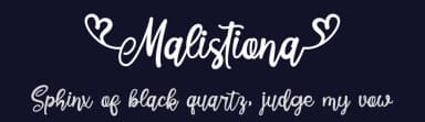 Malistiona by Prioritype Co — Script Handwritten Font — thumbnail 2